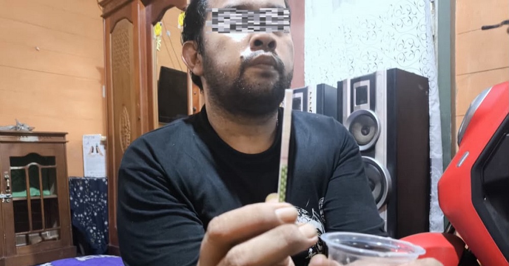 Digerebek Polres Barito Utara di Lanjas, DH Berada dalam Pengaruh Sabu-sabu?