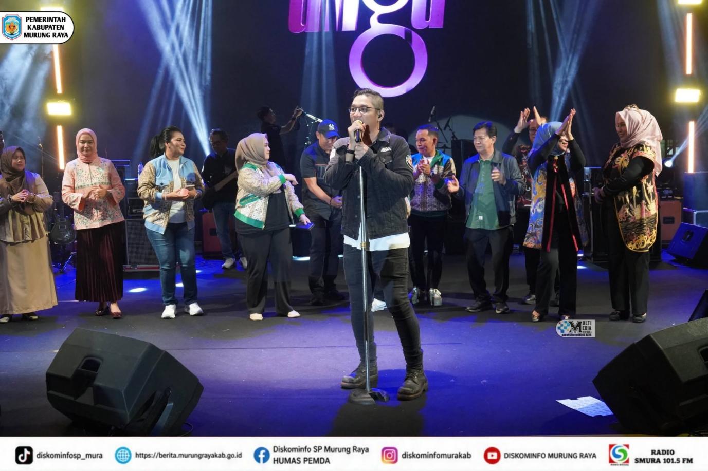 Hari Jadi ke-24 Murung Raya Dimeriahkan Band Ungu