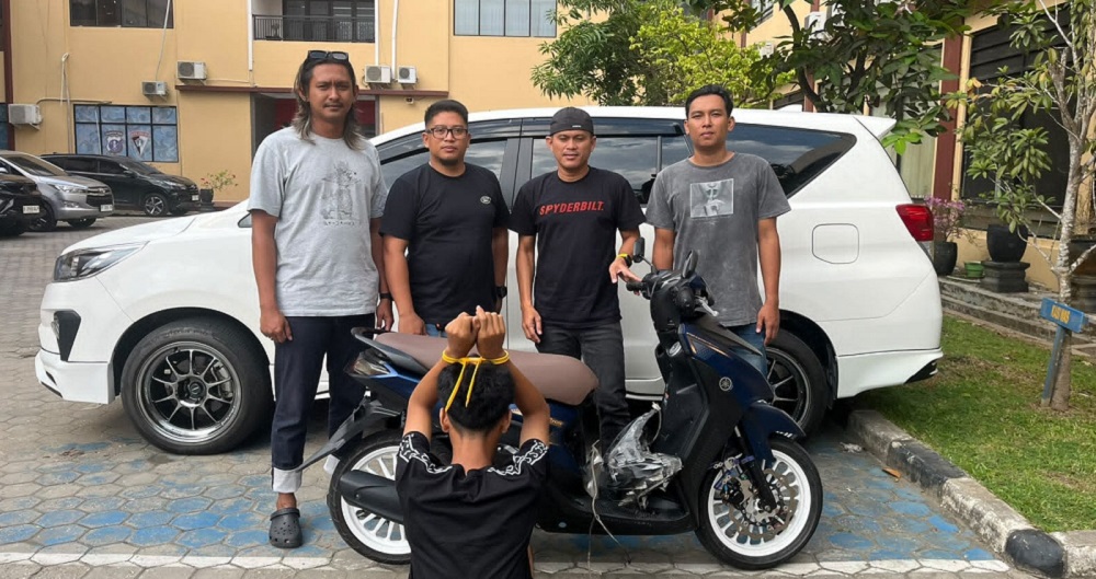 Masih Bebas Bersyarat, ABH Ini Nyolong Yamaha Mio di Sangasanga, Diringkus di Tenggarong