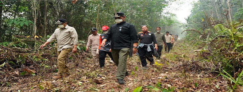 Tinjau Lokasi Karhutla bersama Forkopimda, Bupati Shalahuddin Tekankan Kesiapsiagaan