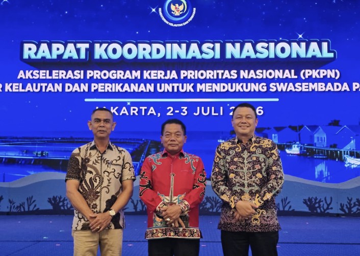 Bupati Kapuas Hadiri Rakornas Akselerasi Program Kerja Prioritas Nasional Sektor Kelautan dan Perikanan
