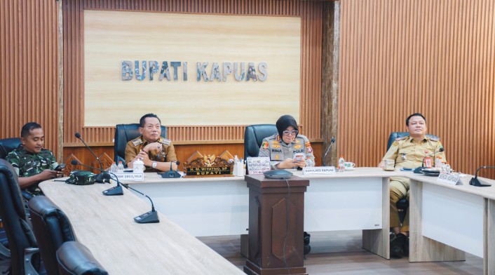 Pemkab Kapuas Ikuti Rakor Penanggulangan Puncak Karhutla Tahun 2026
