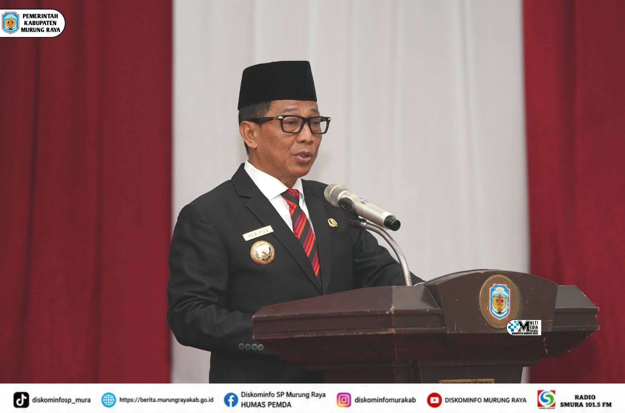 Heriyus Sebut Polri Mitra Strategis Pembangunan Murung Raya