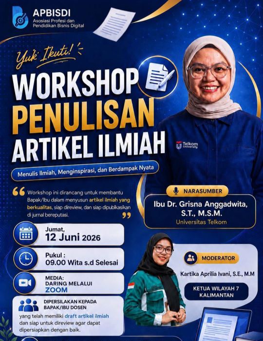 Tingkatkan Kualitas Publikasi, APBISDI Gelar Pelatihan Penulisan Artikel Ilmiah