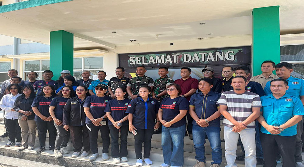 Jalin Komunikasi, Danyonif TP 924 Uria Mapas Gelar Coffee Morning Bersama Wartawan di Barito Timur