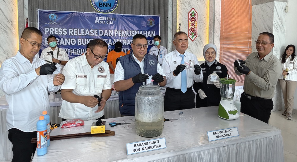 BNN Kalteng Sikat Pengedar Sabu-sabu Lintas Provinsi, Markasnya di Murung Raya
