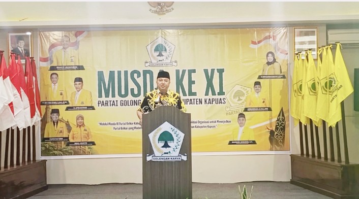 Wabup Dodo Apresiasi Pelaksanaan Musda XI Partai Golkar Kapuas