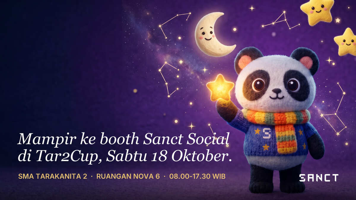 Sanct Social Buka Booth di Tar2Cup 