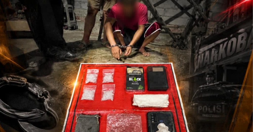 Panen Pemain Sabu-sabu Berlanjut, Satresnarkoba Polres Kotawaringin Timur Ringkus NAS di Sawahan