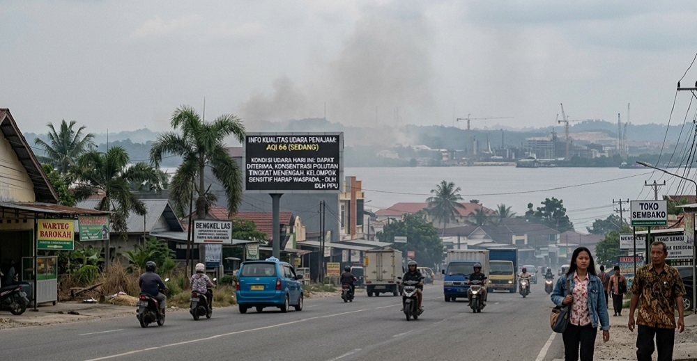 Tetap Stabil Sepanjang Hari, Begini Kualitas Udara di Penajam Pagi Ini