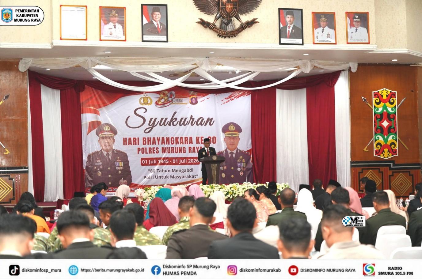 Polres Murung Raya Gelar Syukuran Hari Bhayangkara ke-80