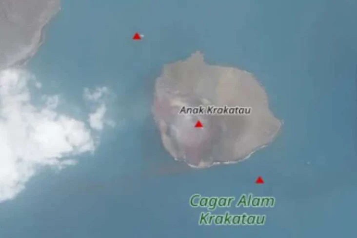 Ada 2 Daratan Baru Muncul Usai Erupsi Gunung Anak Krakatau