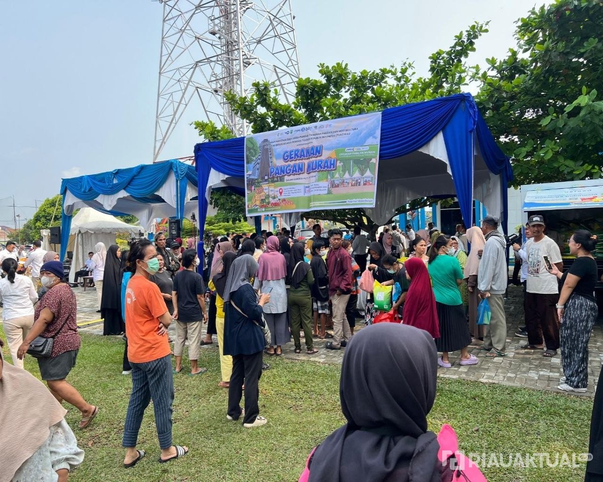 Tekan Inflasi, Pemprov Riau dan TVRI Hadirkan Gerakan Pangan Murah