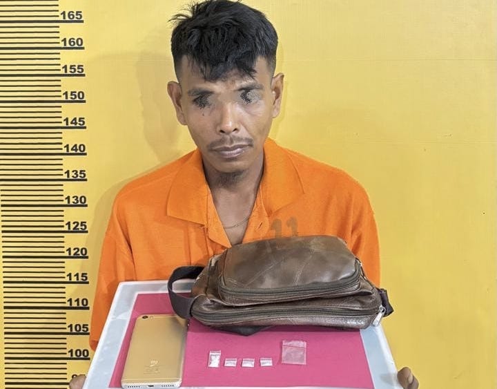 Diduga Hendak Transaksi Sabu, Pria di Inhu Ditangkap Polisi