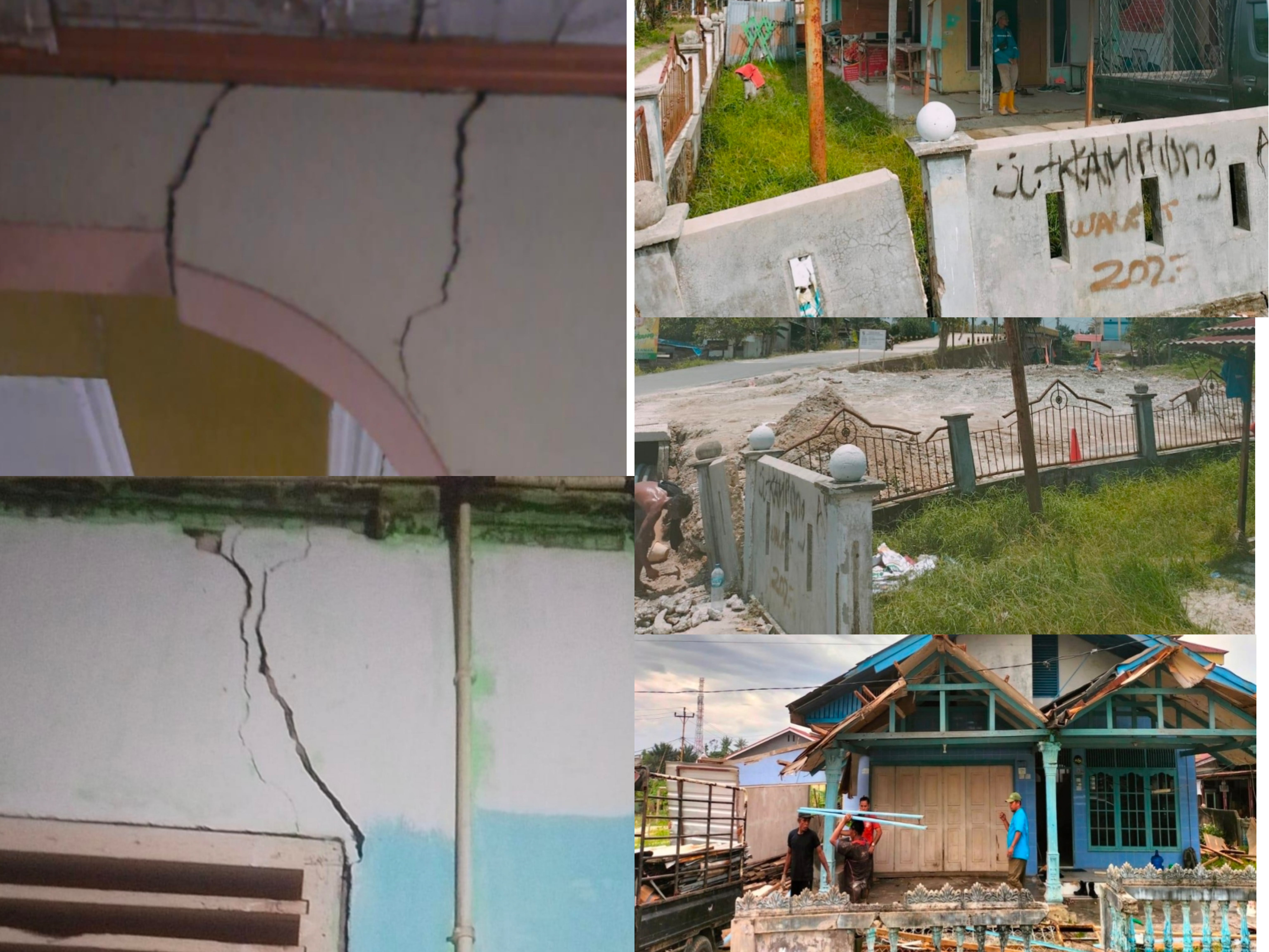 Warga Pekanbaru Keluhkan Ganti Rugi Kerusakan Rumah Dampak Proyek IPAL Tak Kunjung Tuntas