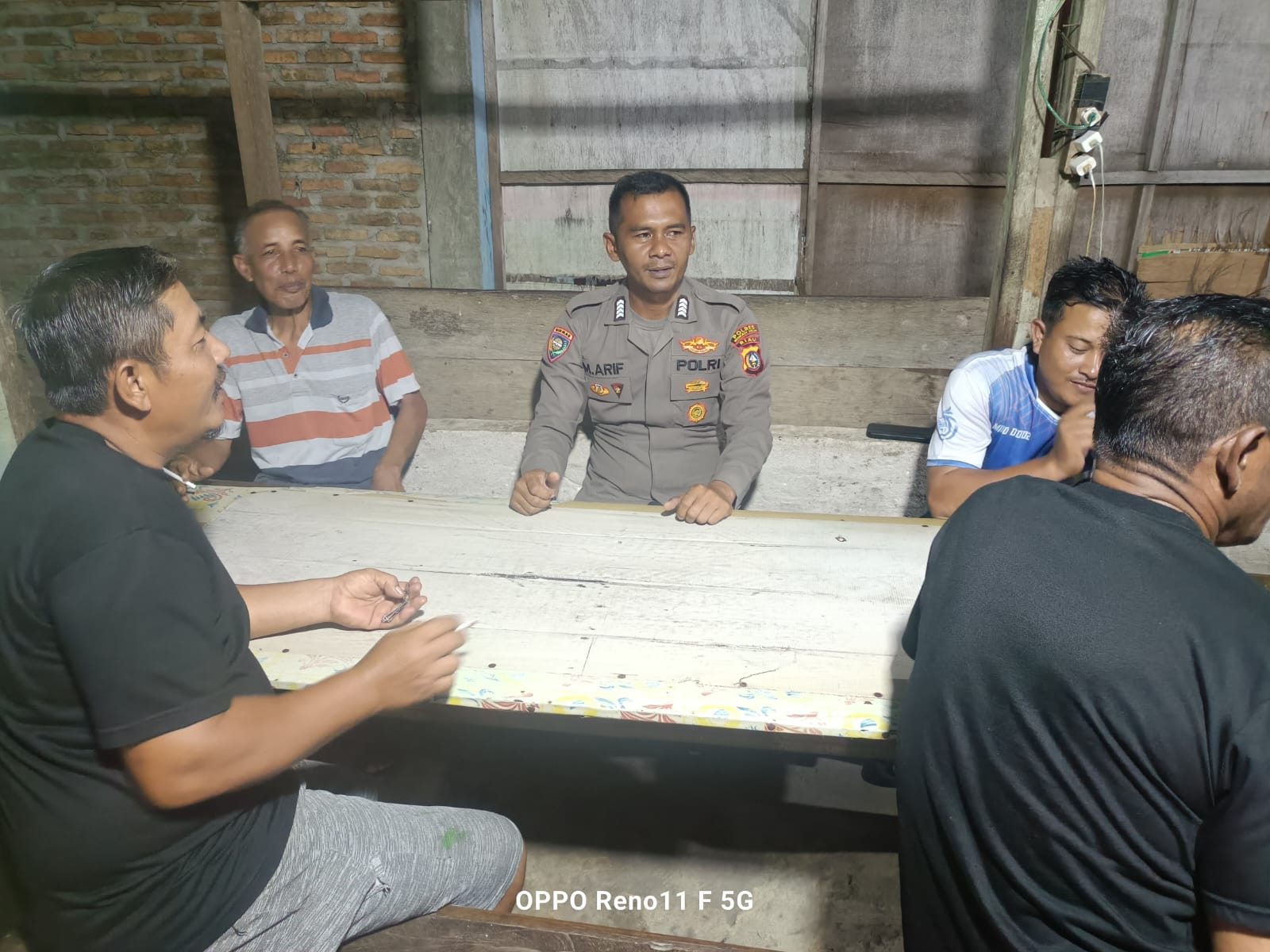 Cegah Gangguan Kamtibmas, Polisi Ajak Warga Bangko Pusako Hidupkan Kembali Satkamling