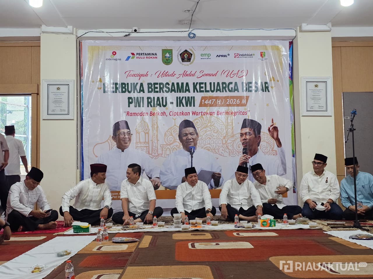 PWI Riau Gelar Buka Puasa Bersama, Pererat Silaturahmi dengan Mitra