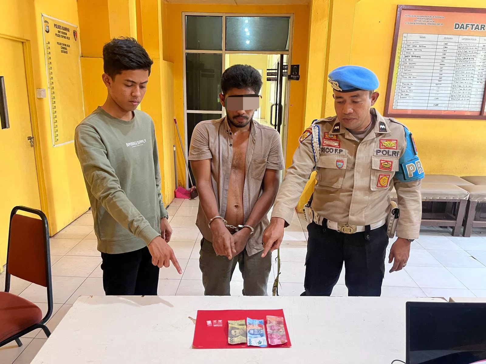 Kepergok Curi Sawit, Pria di Tapung Hilir Malah Kedapatan Simpan Sabu