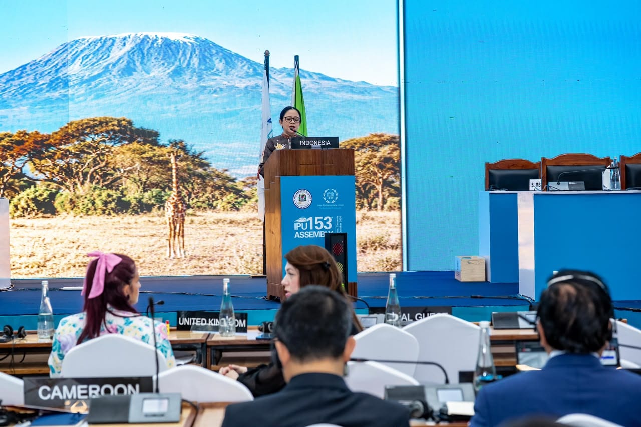Puan Maharani Tegaskan Pentingnya Keadilan Sosial dan Demokrasi Ekonomi di Sidang Umum IPU ke-153