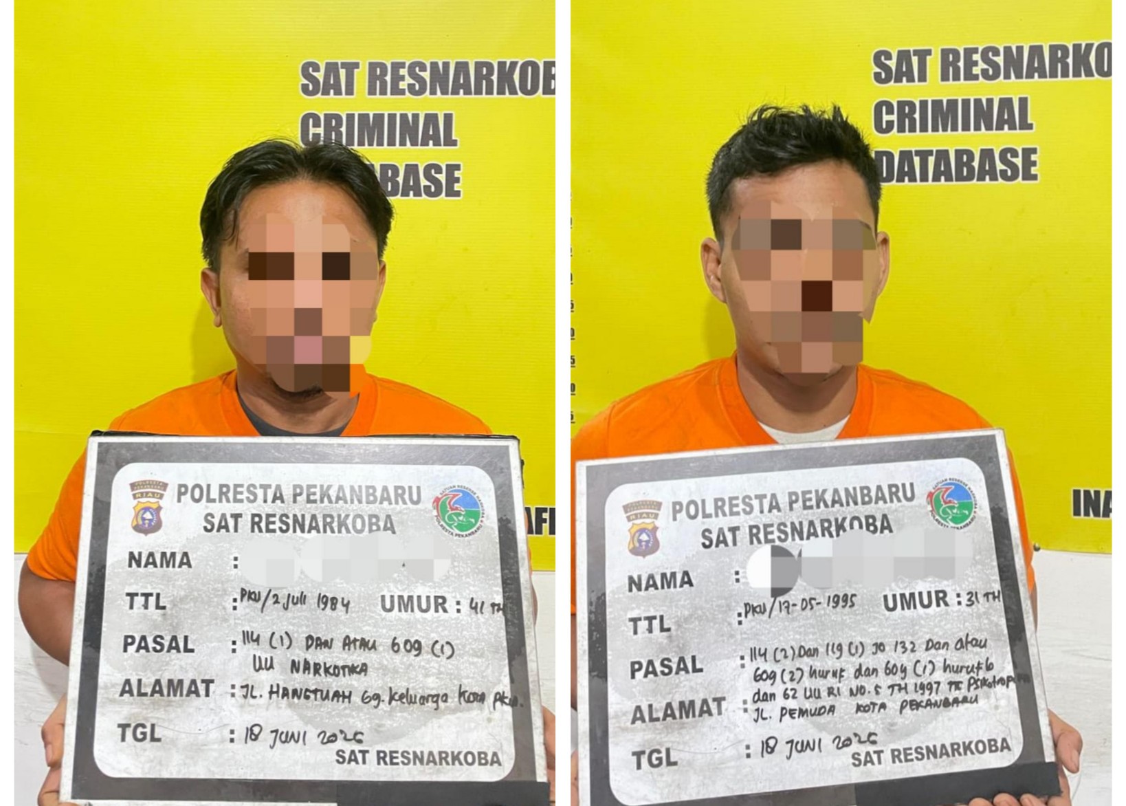 Pengedar Narkoba di Pekanbaru Ditangkap, Polisi Amankan Narkotika hingga Senpi Rakitan