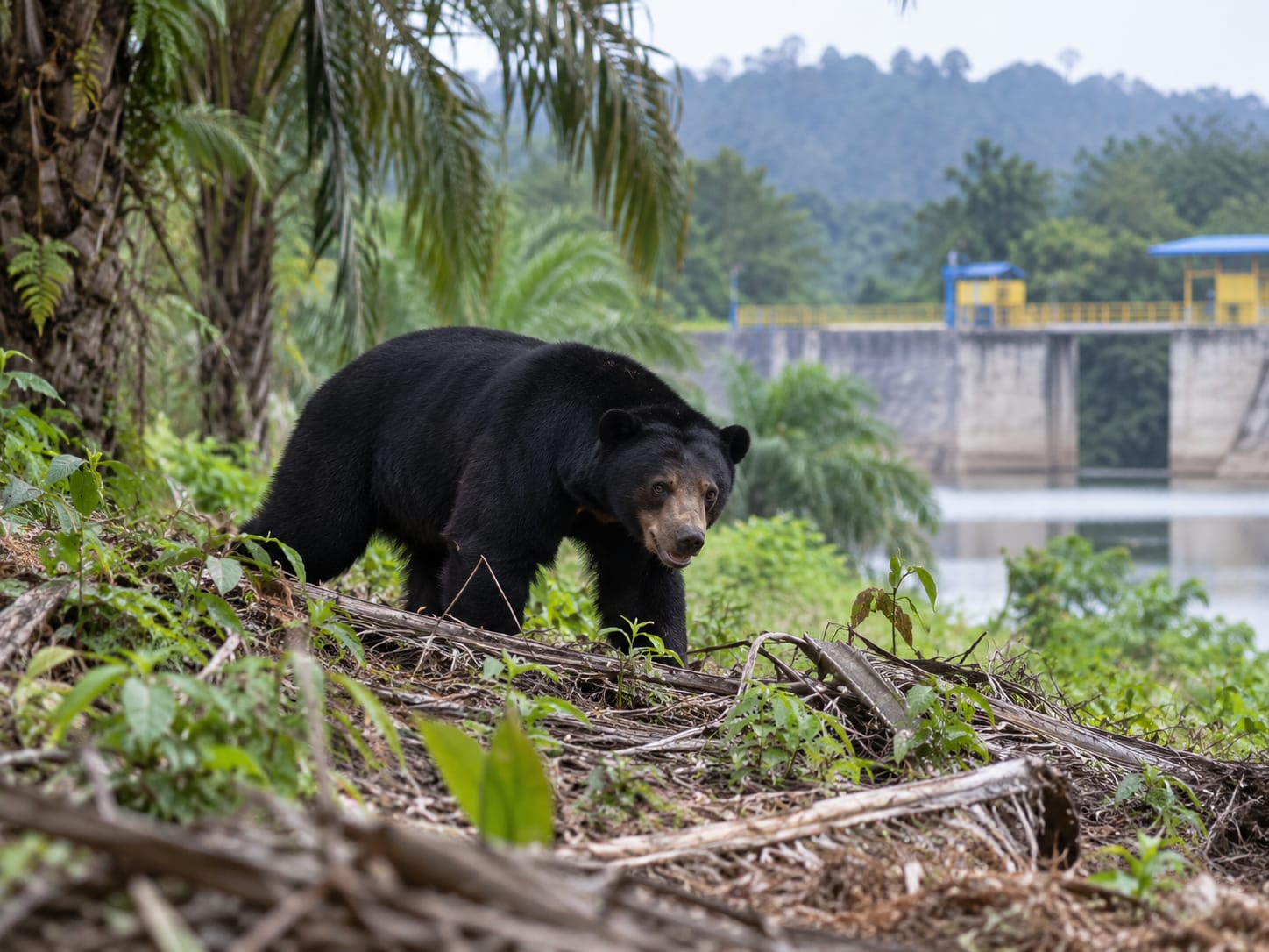 Warga Kuansing Lihat Beruang Berkeliaran di Kebun