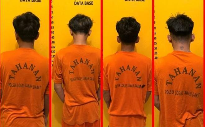 Polisi Gerebek Rumah di Kuansing, 4 Orang Diamankan Kasus Sabu