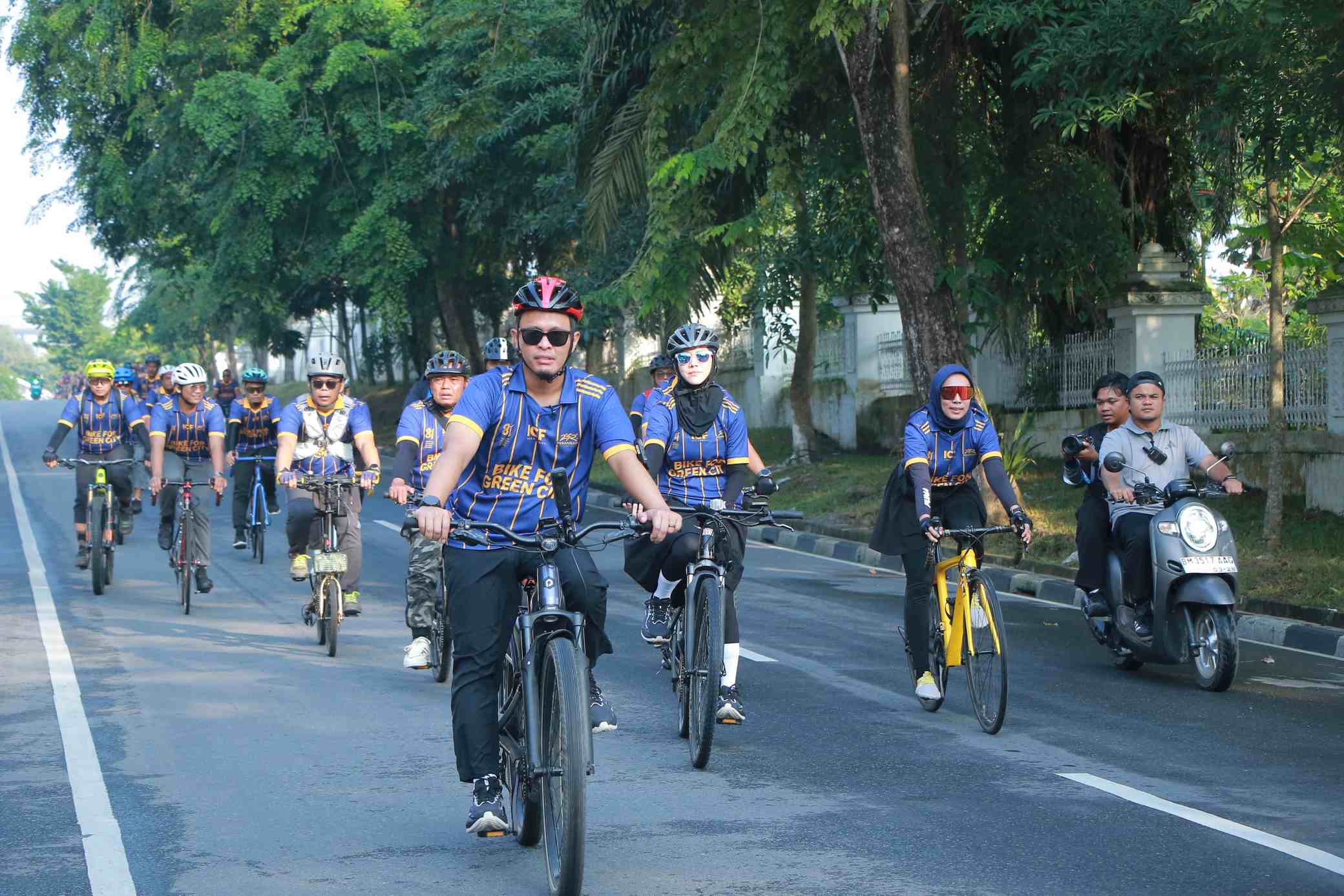 Kampanyekan Jaga Lingkungan, Wako Agung Apresiasi Ajang Bike for Green City