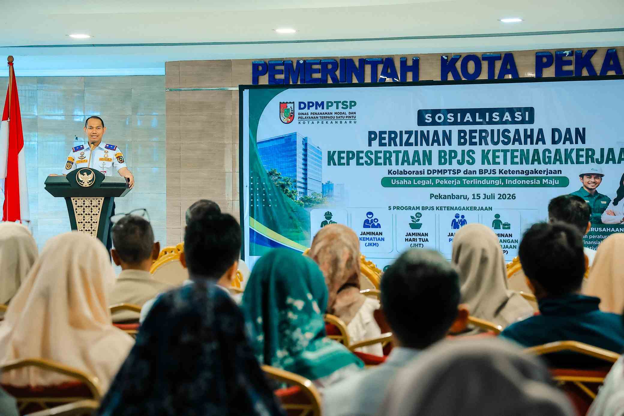 Pemko Pekanbaru Dorong Kepatuhan Perusahaan Daftarkan Pekerja ke BPJS Ketenagakerjaan