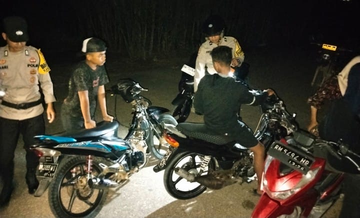 KRYD Polsek Rimba Melintang Sasar C3 dan Narkoba