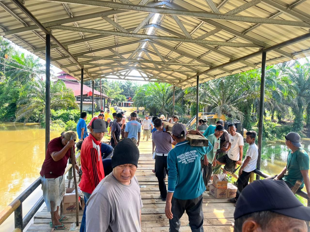 Polres Kampar Siapkan Pembangunan 3 Jembatan Presisi Tahap II di Kampar Kiri