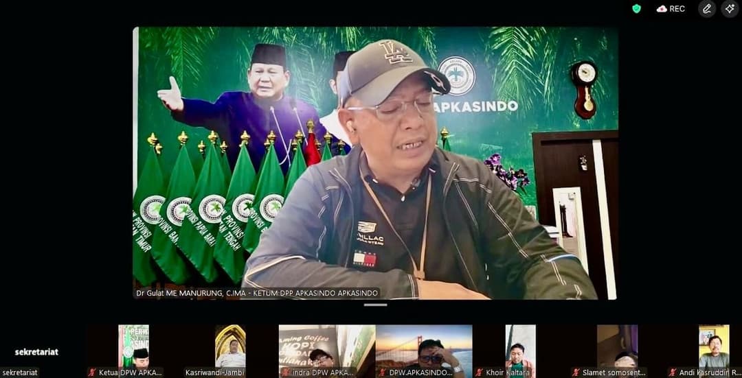 Harga Sawit Anjlok, APKASINDO Kumpulkan 25 DPW Bahas Dampak Kebijakan Ekspor CPO Satu Pintu
