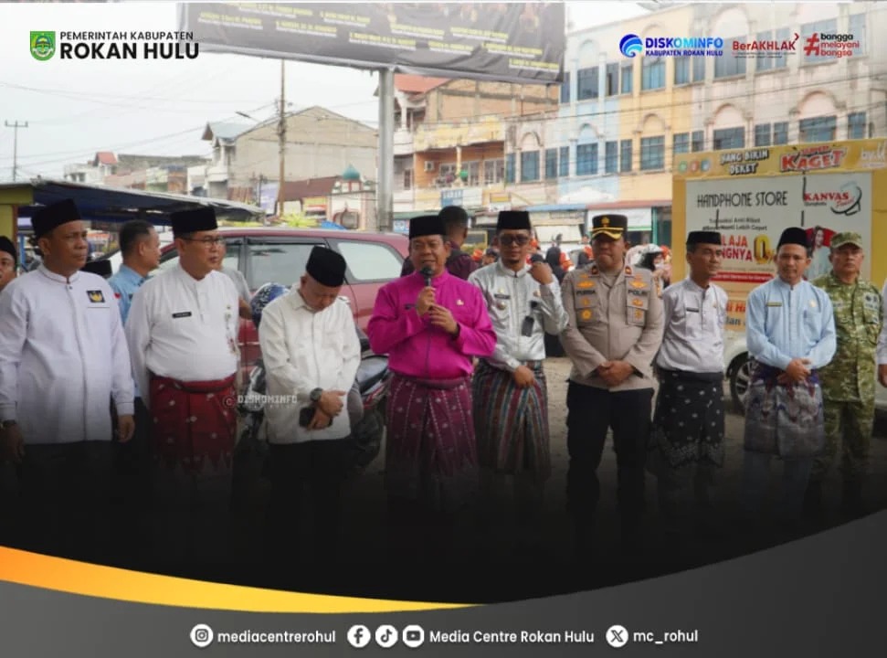 Pawai Ta’aruf Sambut Ramadan di Ujung Batu Berlangsung Meriah dan Penuh Kebersamaan