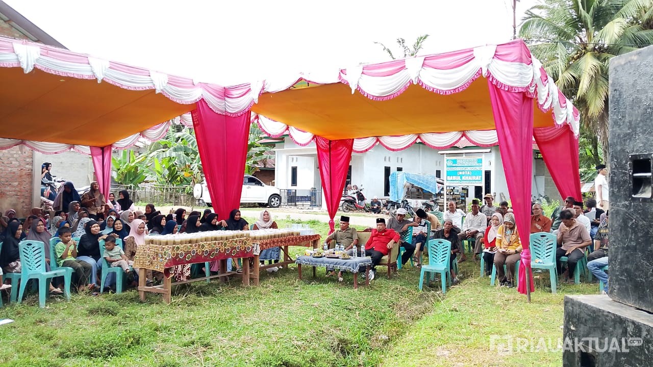 Pulang Kampung Sambil Jemput Aspirasi, Yusliadi Serap Aspirasi Warga Inuman
