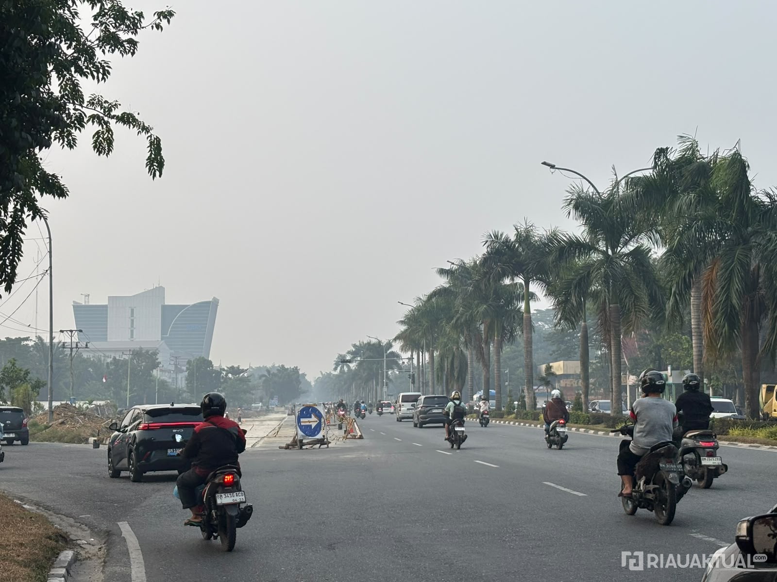 Kabut Asap Kian Tebal, Kualitas Udara Pekanbaru Kembali Memburuk