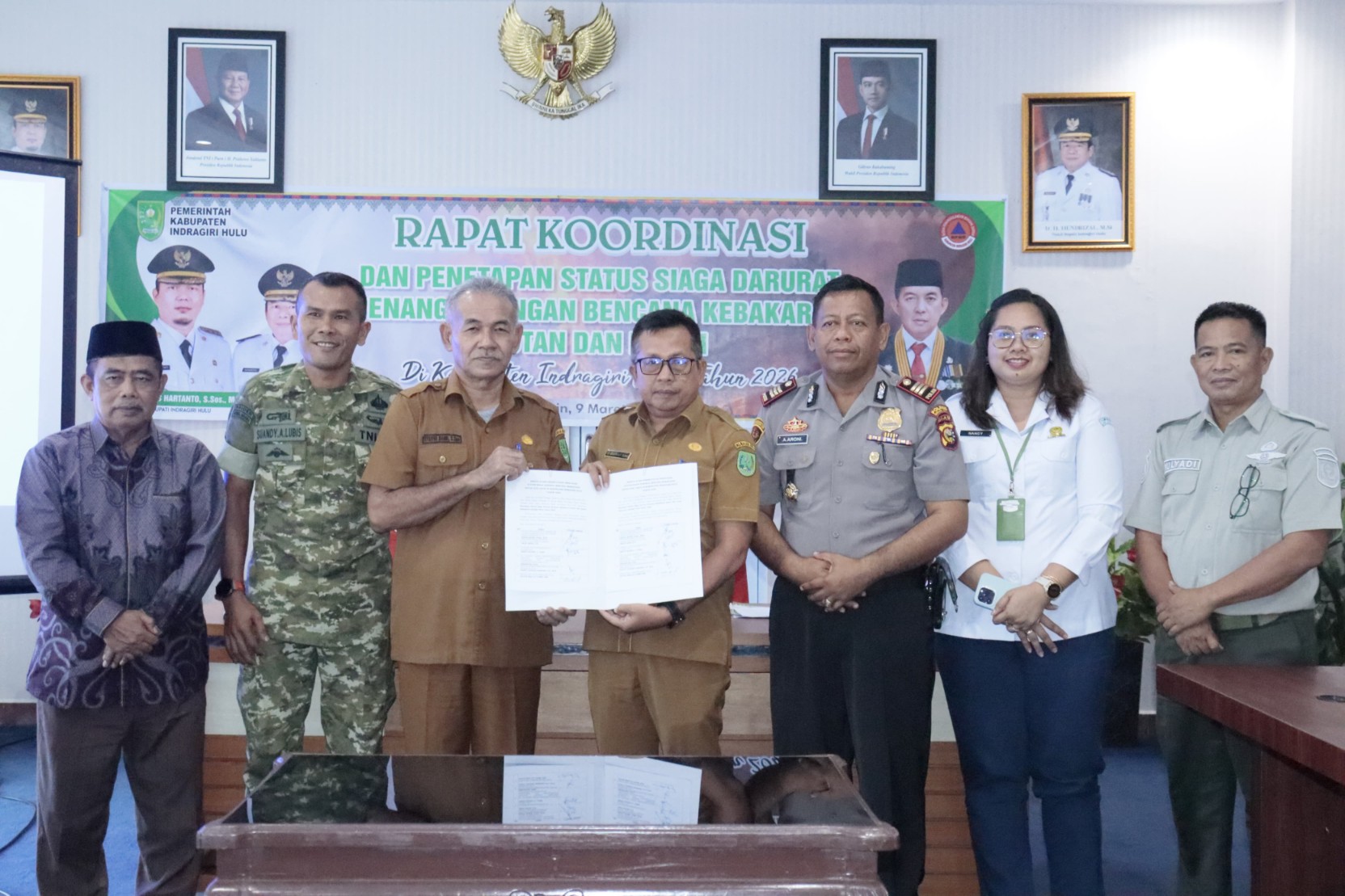 Awal 2026, Pemkab Inhu Tetapkan Status Siaga Darurat Karhutla