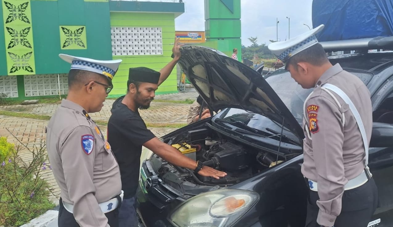 Operasi Ketupat 2026 di Siak, Polisi Siaga di Rest Area KM 45 Kandis