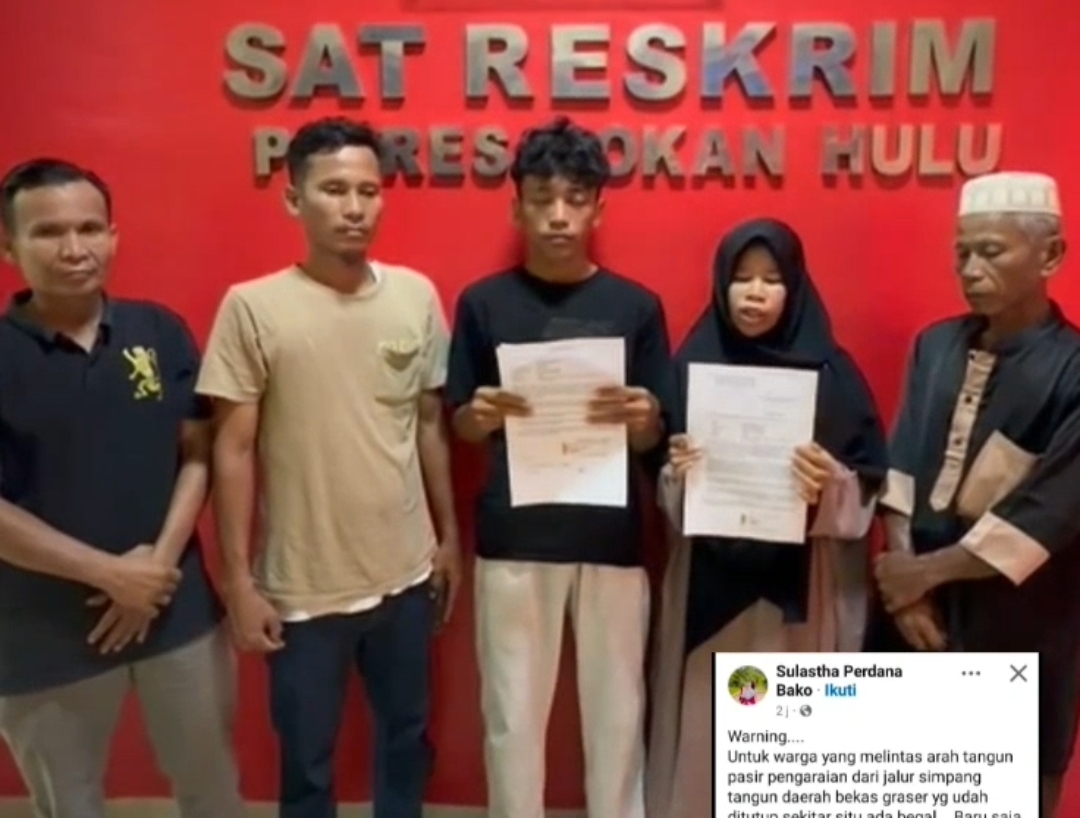 Viral Dugaan Begal Rohul Ternyata Rekayasa, Korban Akui Berbohong karena Takut Dimarahi Ayah
