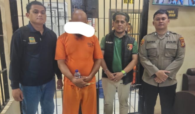 Polsek Teluk Meranti Amankan Tersangka Pencabulan Anak Dibawah Umur di Pelalawan