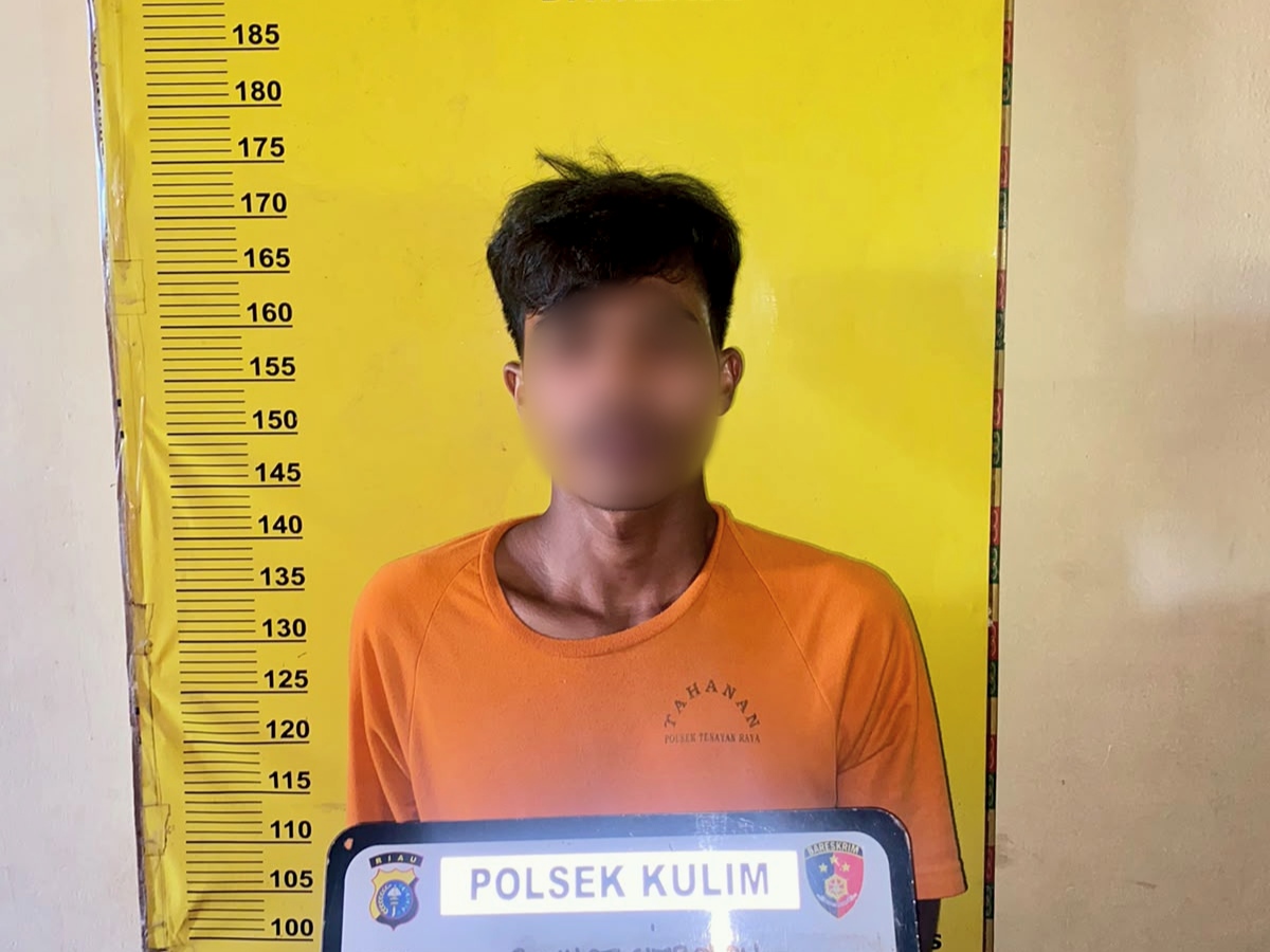 Buron Setahun, Pelaku Penggelapan Motor Perusahaan Ditangkap Polsek Kulim di Sumut