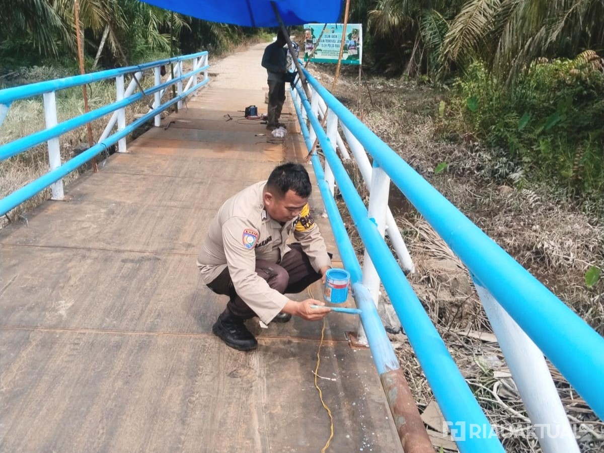Renovasi Jembatan Merah Putih Presisi Tahap II di Rimba Melintang Capai 60 Persen
