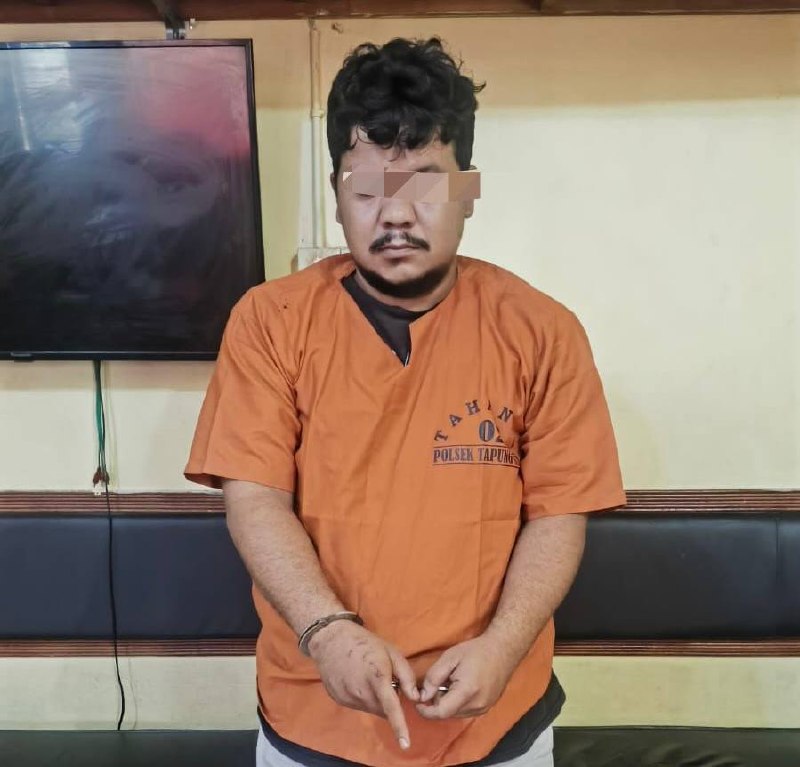 Polsek Tapung Hulu Tangkap Pelaku Narkoba di Warung Desa Sumber Sari