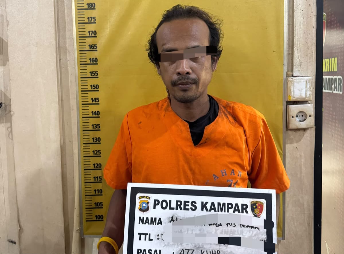 Polres Kampar Ringkus Maling Komputer Kantor Balai Penyuluhan