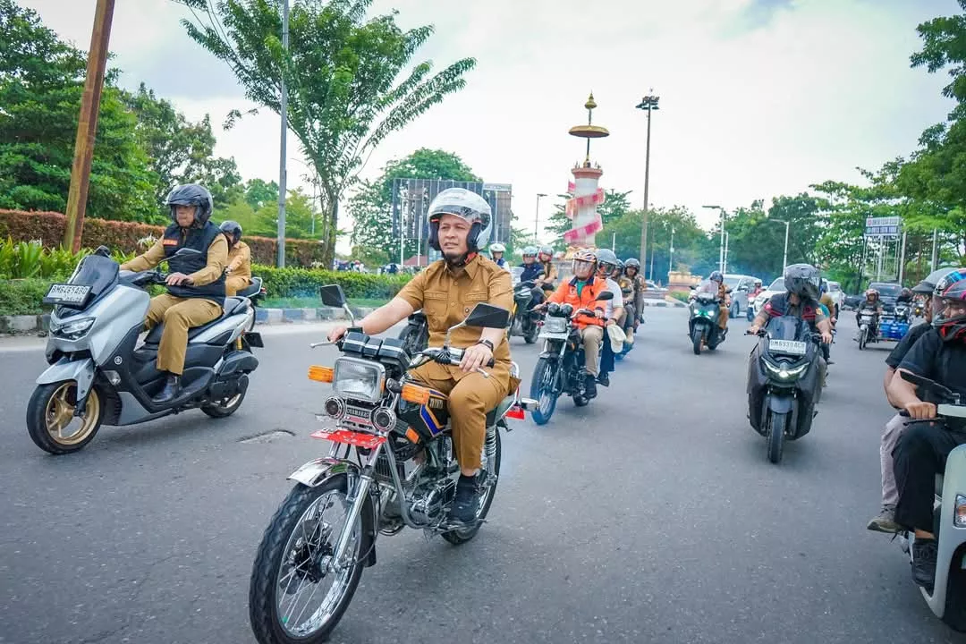 Antusias Tinggi, Wako Pekanbaru Tambah Kuota Peserta Sahur On The Road Untuk 1.500 Driver Ojol 