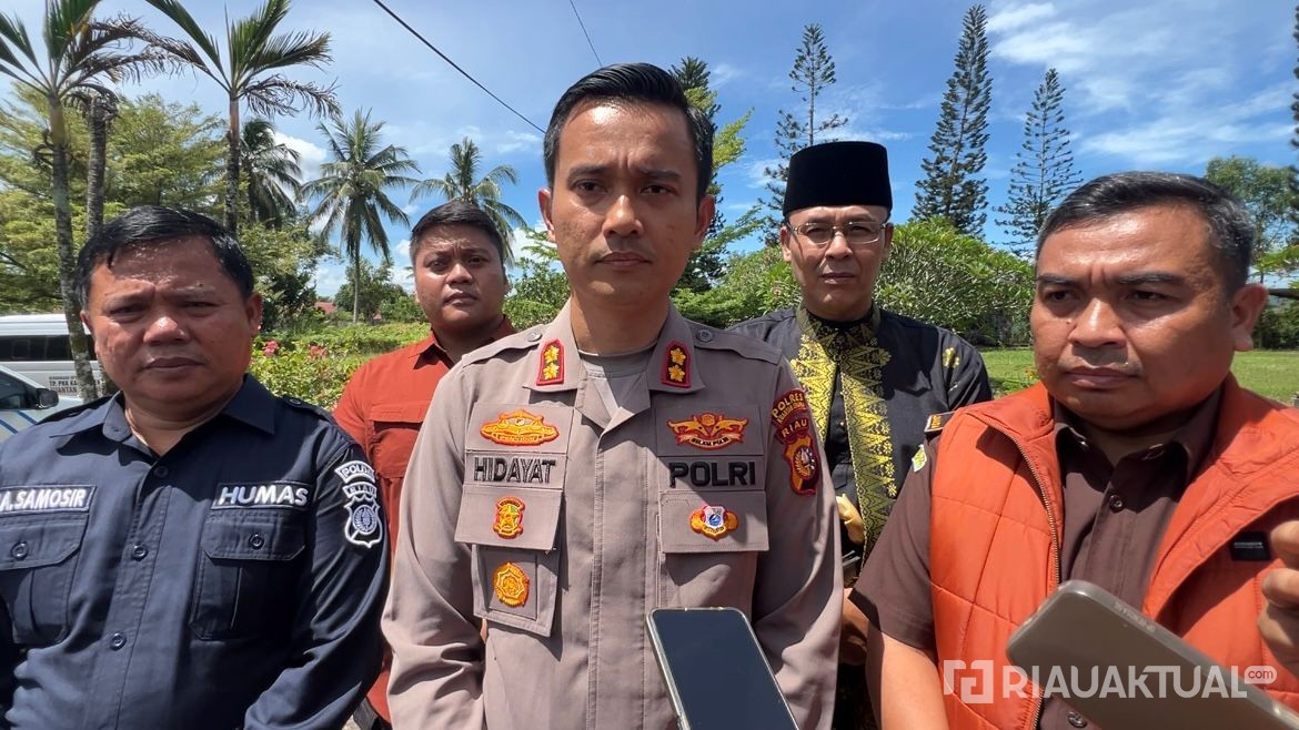 Polres Kuansing Tindak PETI, 1.114 Rakit Dompeng Dimusnahkan