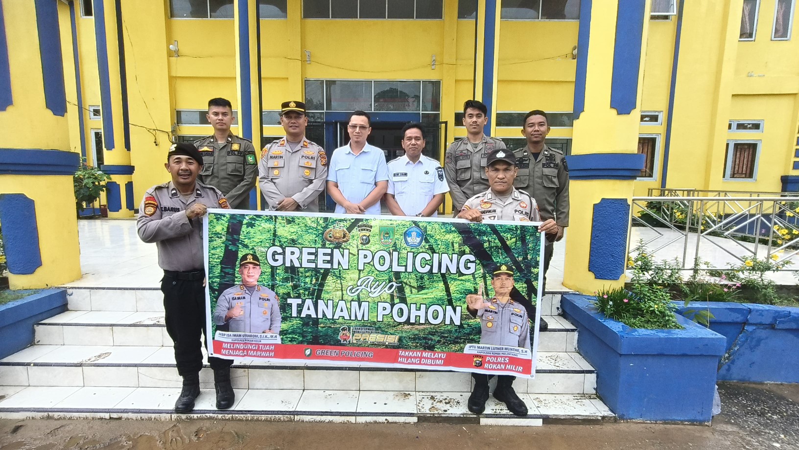 Kapolsek Rimba Melintang Ajak Masyarakat Peduli Lingkungan Melalui Green Policing