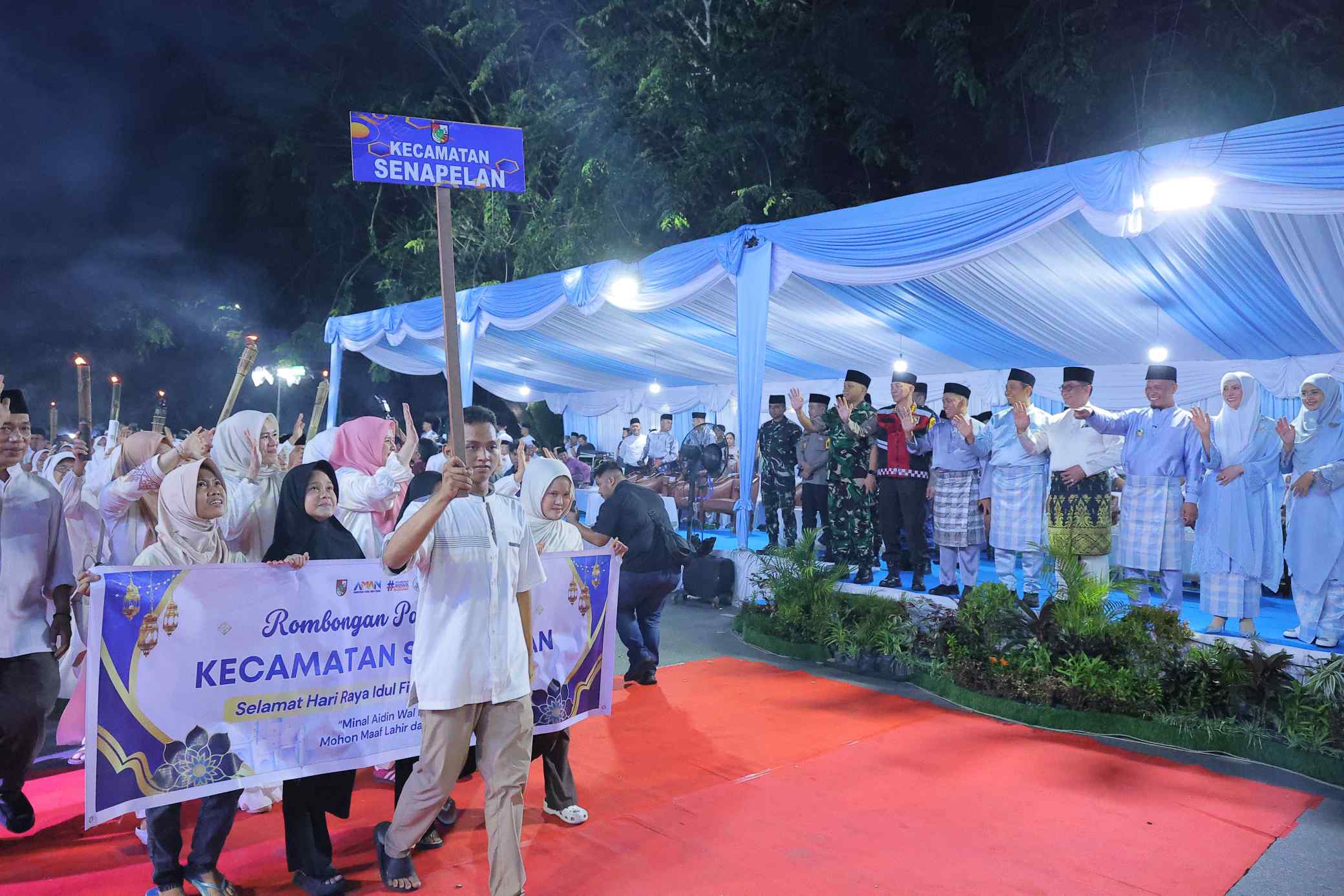 Diikuti Ribuan Warga, Wako Pekanbaru Lepas Peserta Pawai Takbir Idulfitri 1447 H