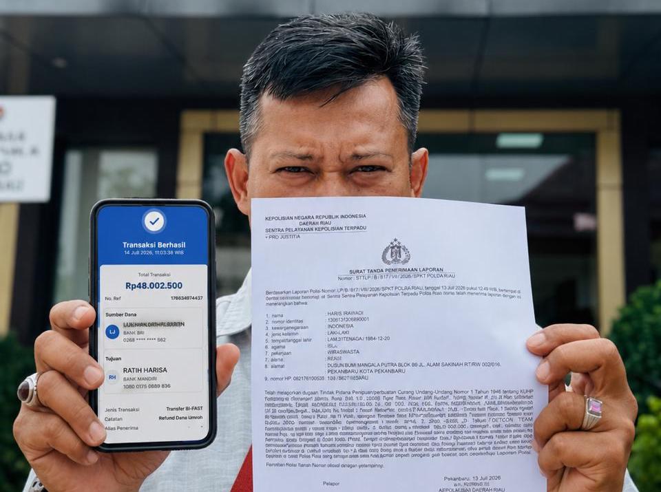 Usai Dilaporkan ke Polda Riau, Travel Umroh Detofa Minta Maaf dan Janji Kembalikan Dana Jemaah Bertahap