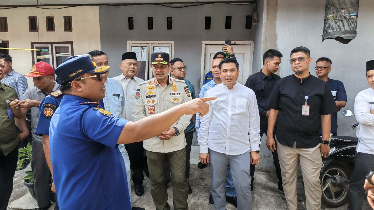 Pemko Pekanbaru Canangkan Kawasan Padat Penduduk di Sukaramai Jadi Kampung Aman Kebakaran 
