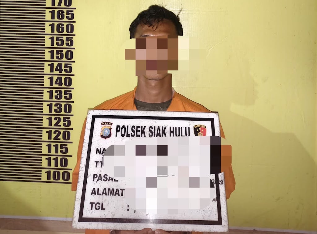 Buron Setahun, Pelaku Curas di Siak Hulu Akhirnya Dibekuk Polisi