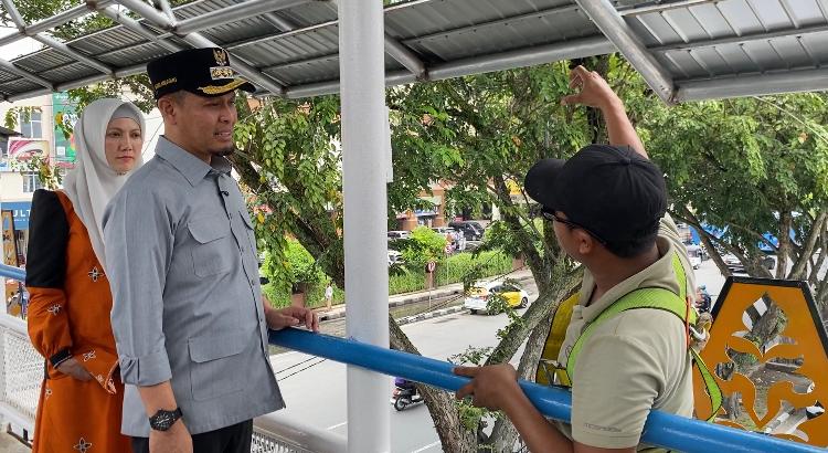 Segera Rampung, Wako Agung 'Sulap' JPO di Sudirman Jadi Spot Ikonik di Riau
